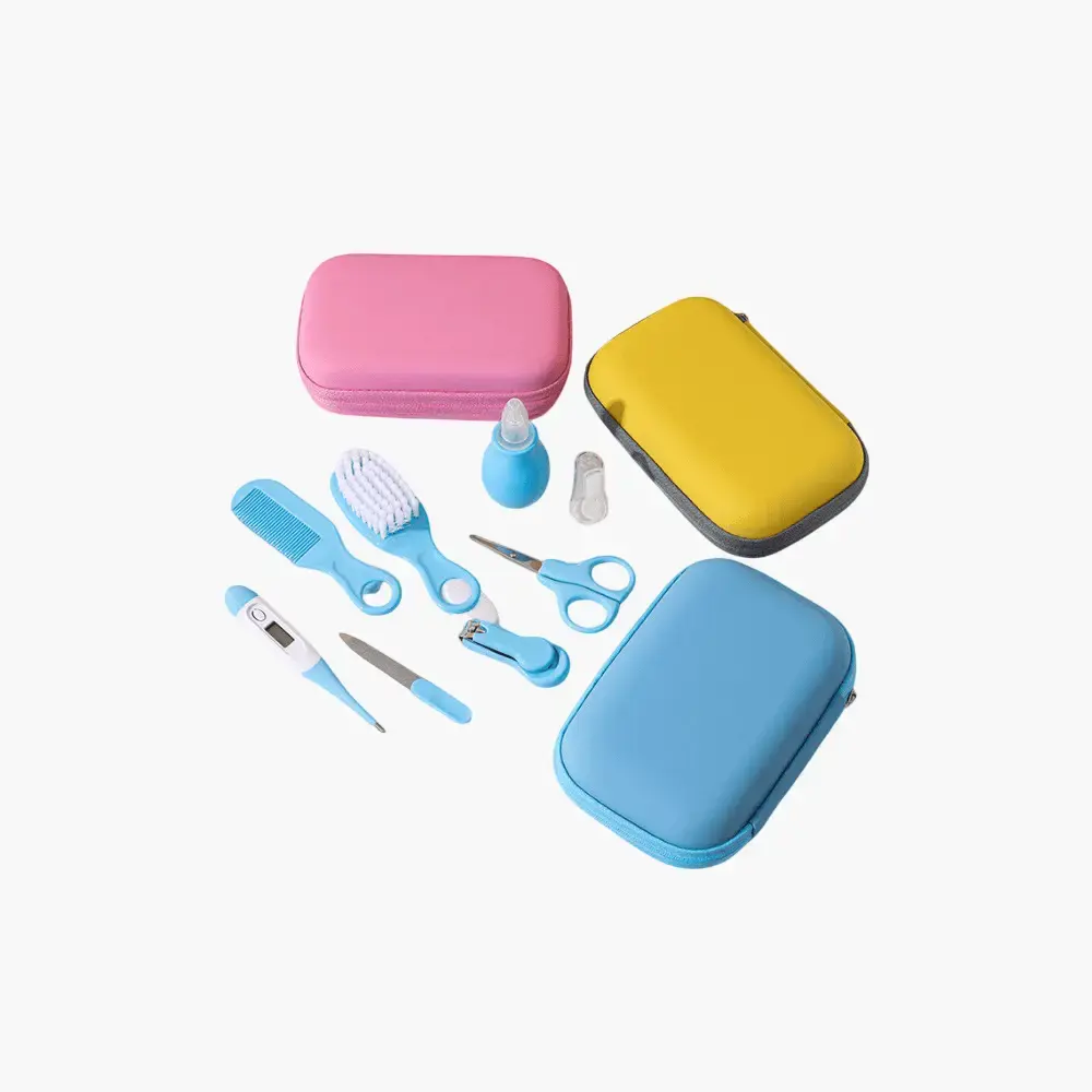 طقم العناية بأظافر الطفل - مجموعة 8 في 1 مع حافظة