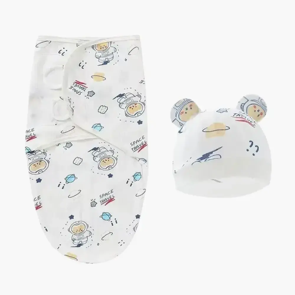 كوفلة أطفال مع قبعة رأس - عدة اشكال