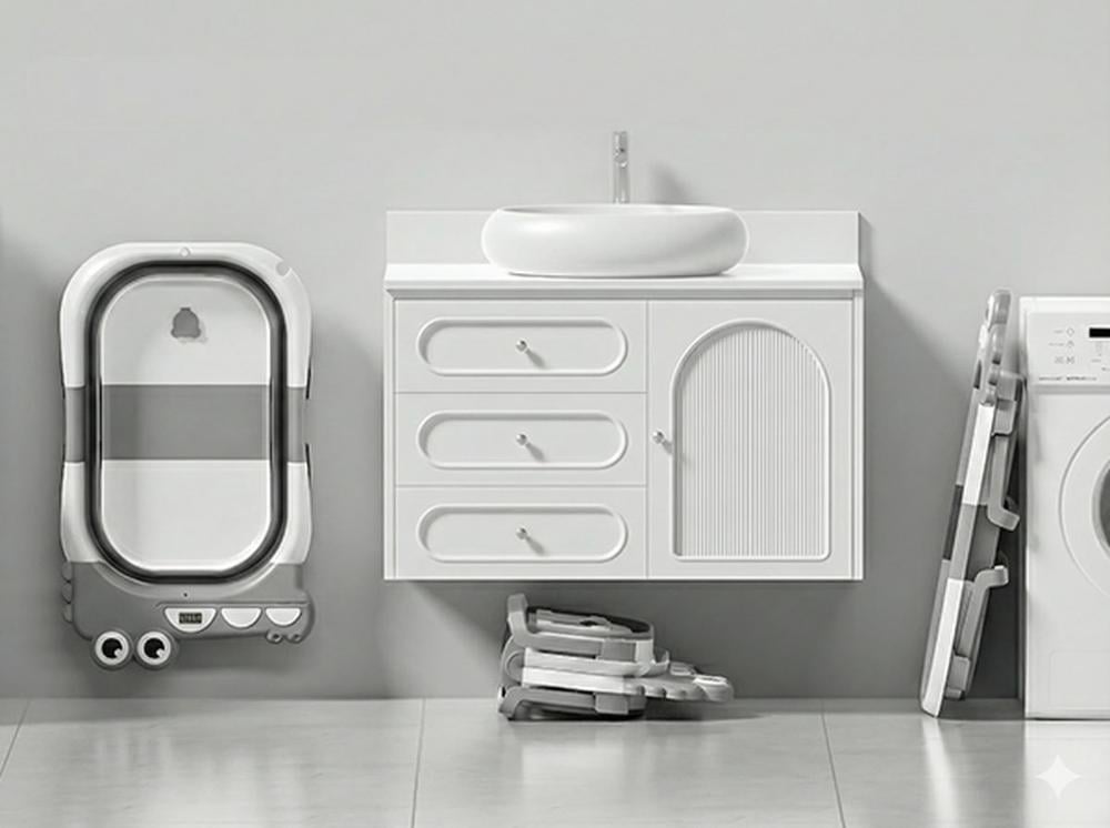 حوض استحمام بانيو للأطفال قابل للطي – لونين