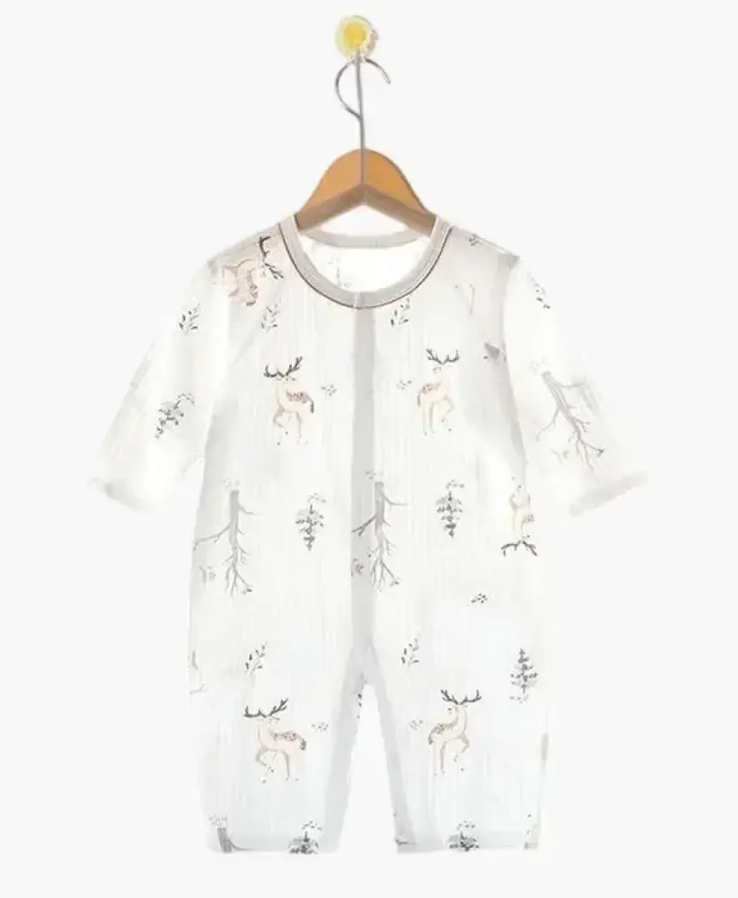 بربتوز أطفال قطني خفيف بتصاميم هادئة – متعدد الطبعات