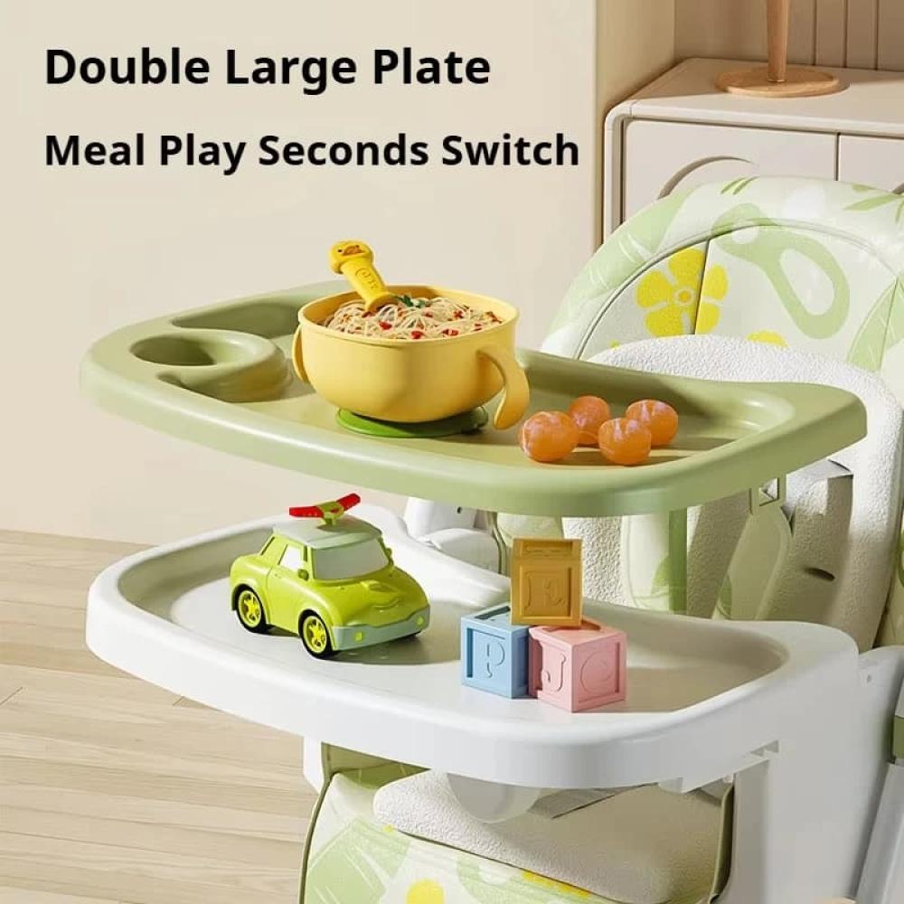 كرسي طعام أطفال قابل للطي - لونين