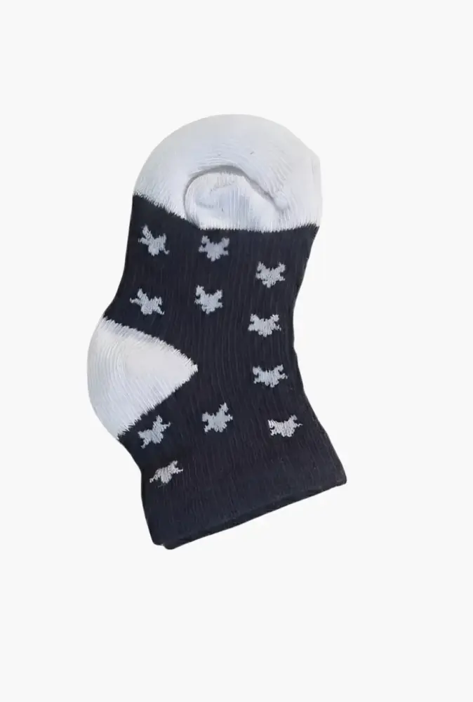 طقم جوارب أطفال ناعم (0–1 سنة) – 6 قطع بألوان ورسومات مميزة