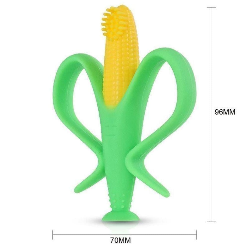طقم عضاضات سيليكون 4 قطع مع قفاز - عدة الوان