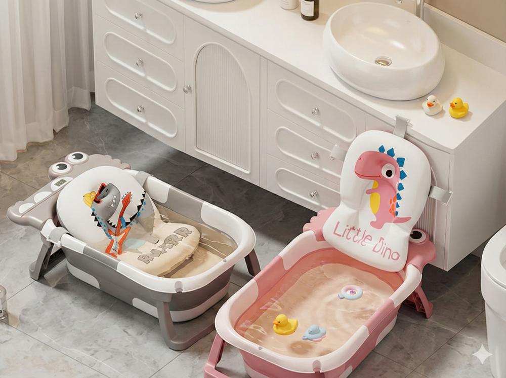 حوض استحمام بانيو للأطفال قابل للطي – لونين