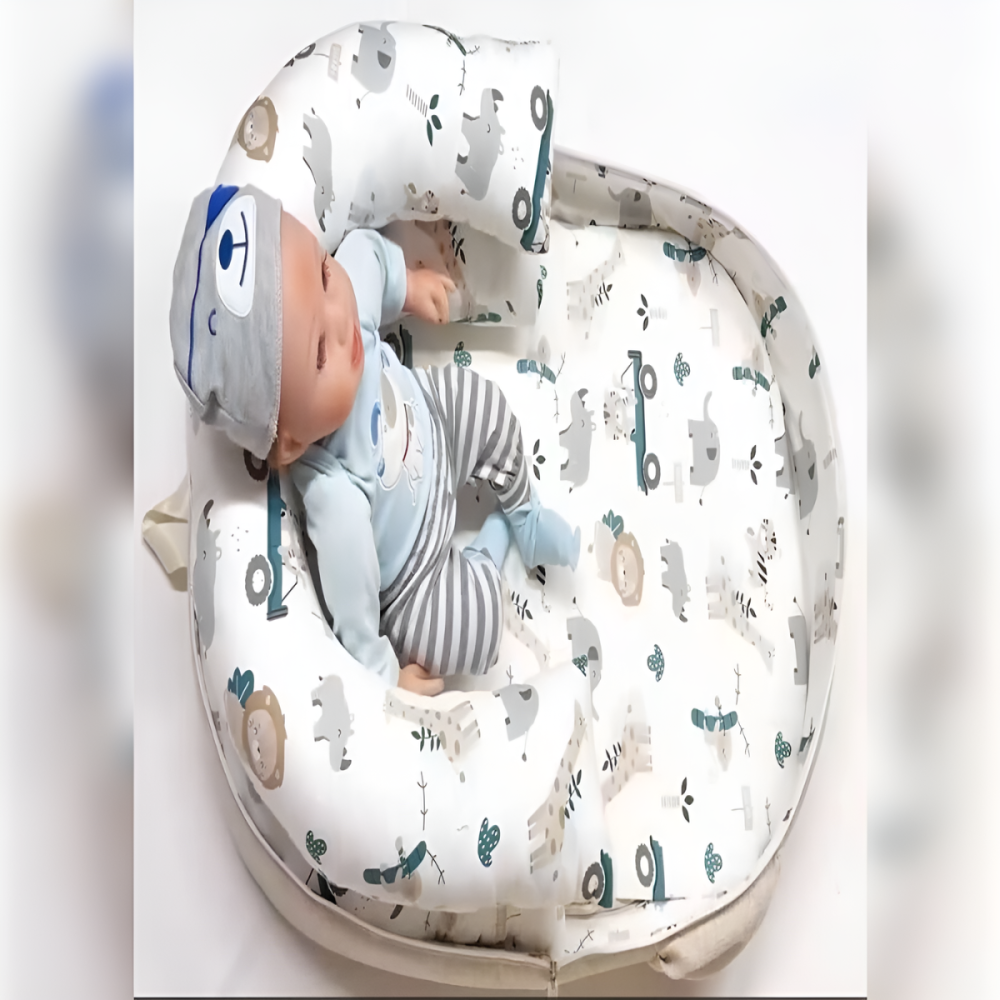 مهد أطفال متنقل قابل للطي  - لونين