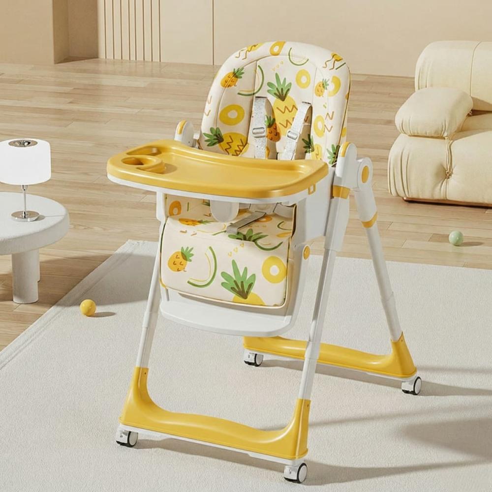 كرسي طعام أطفال قابل للطي - لونين