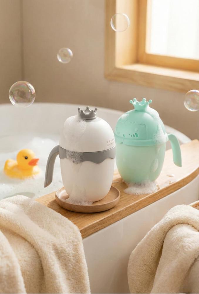 كوب استحمام للأطفال بتصميم التاج - لونين