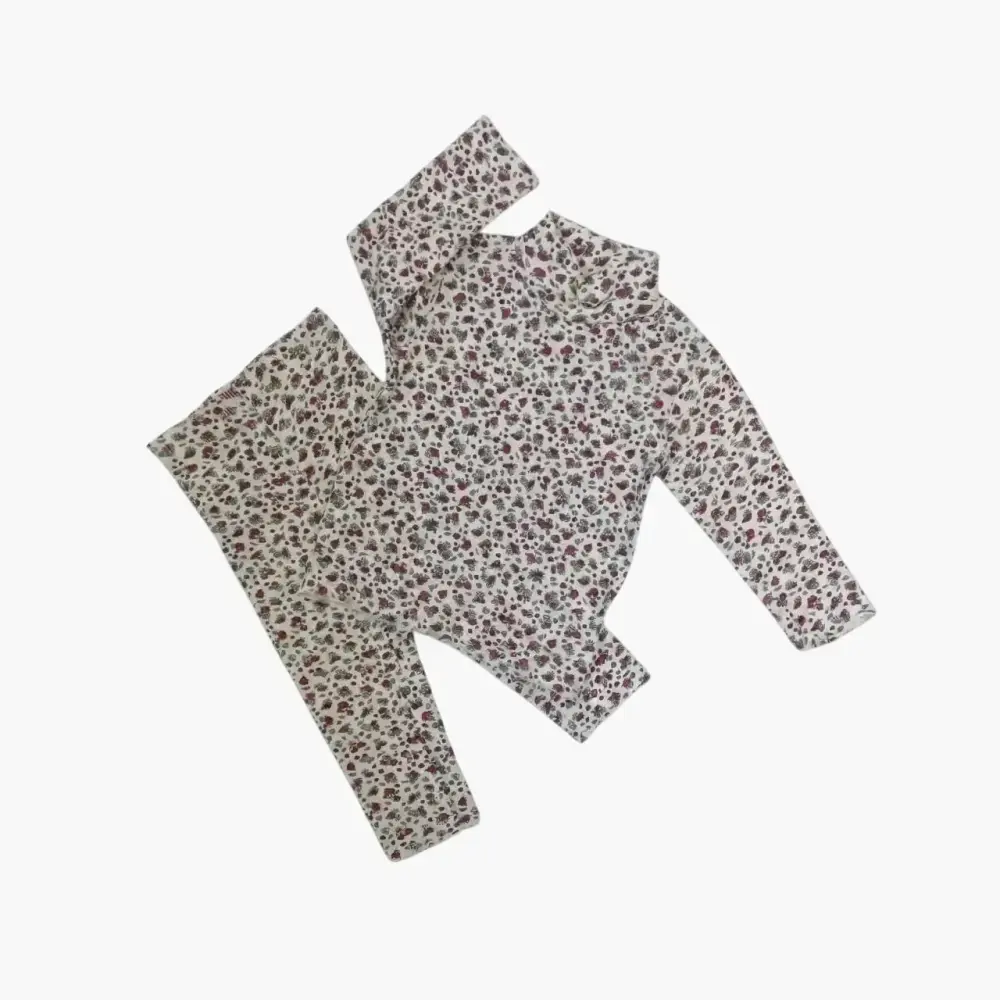 قطعتين ملابس أطفال بناتي قطني مريح