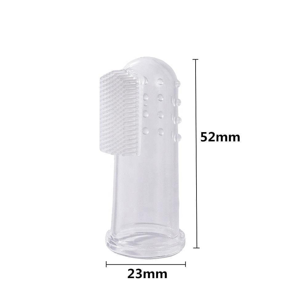 طقم عضاضات سيليكون 4 قطع مع قفاز - عدة الوان