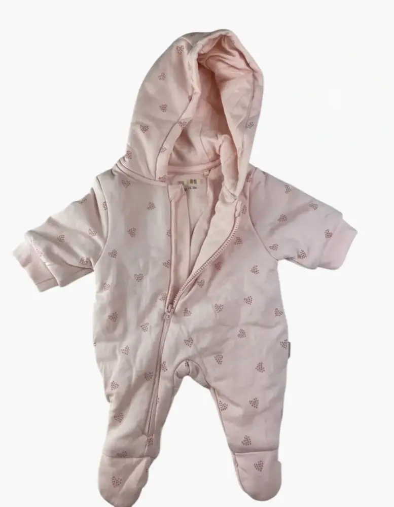 افرول اطفال رومبر قطن بغطاء رأس - عدة الوان