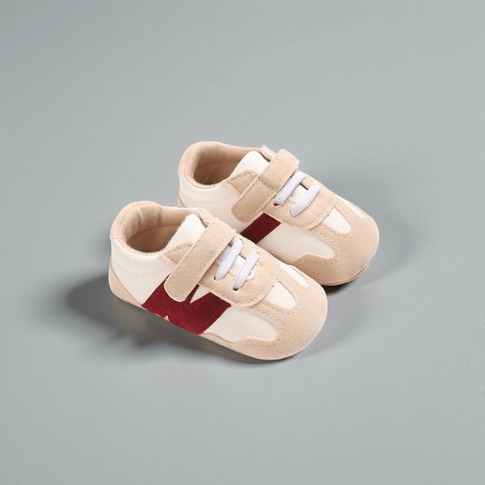 حذاء أطفال مريح بشريط لاصق – لونين