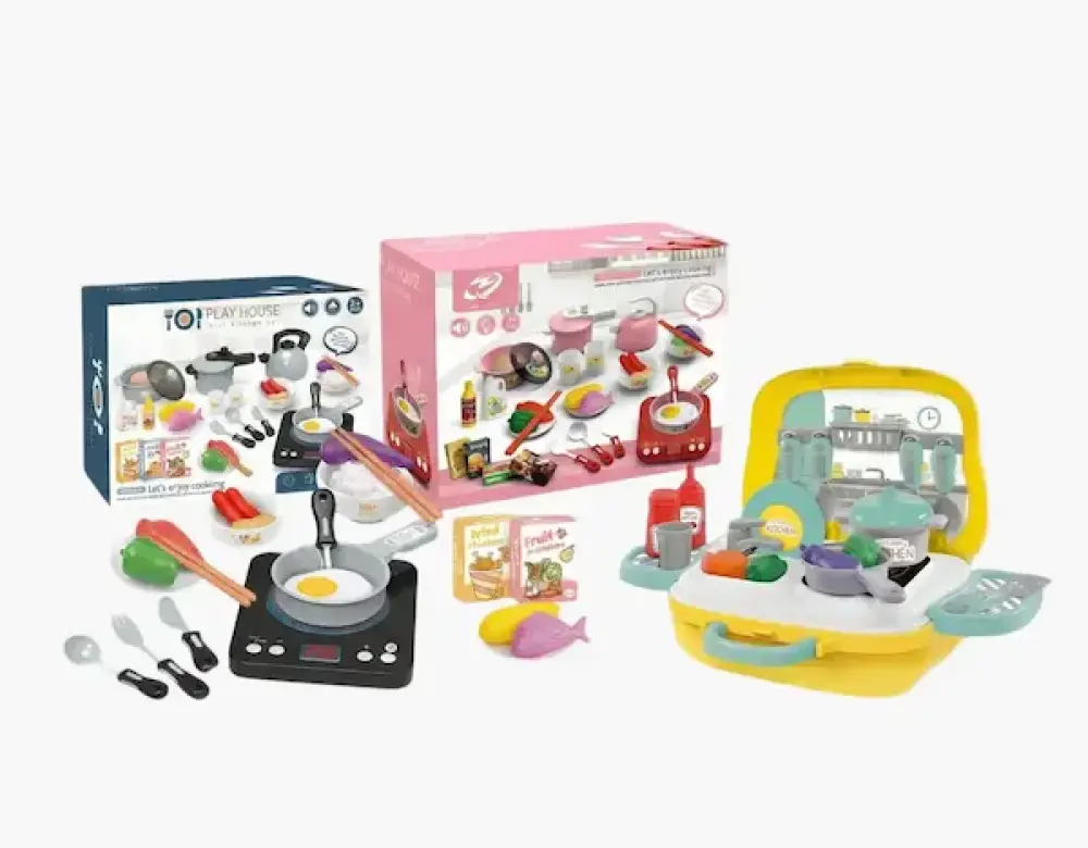 مجموعة ألعاب مطبخ للأطفال - عدة اشكال
