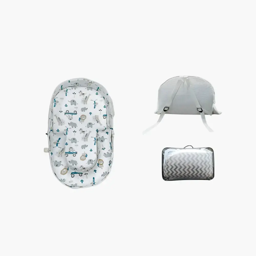 مهد أطفال متنقل قابل للطي  - لونين