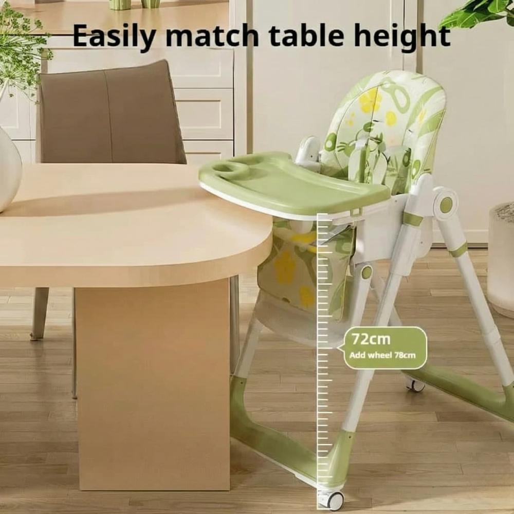 كرسي طعام أطفال قابل للطي - لونين