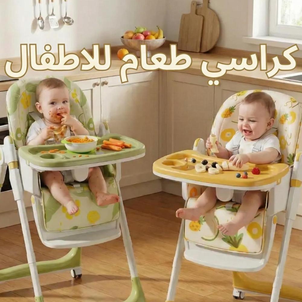 أفضل كرسي طعام للأطفال في السعودية – دليلك لاختيار كرسي آمن ومريح لطفلك