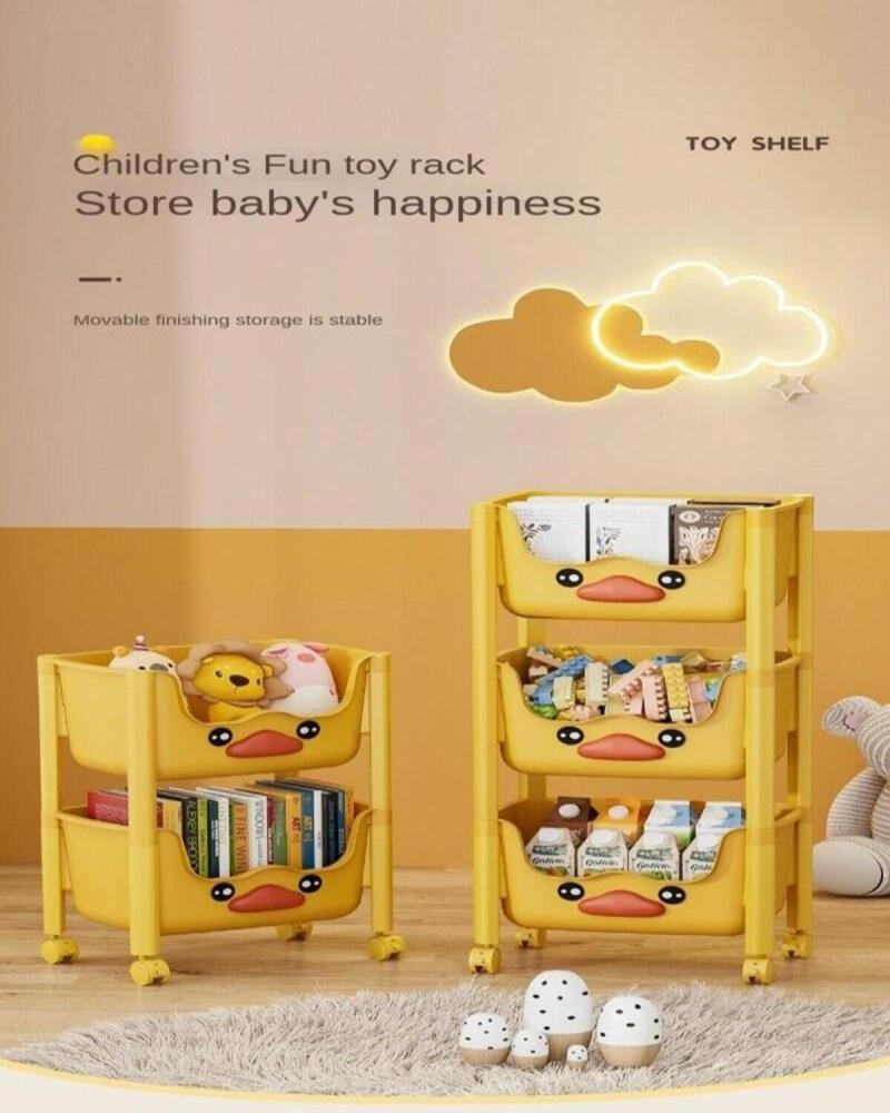 رف مستلزمات الأطفال