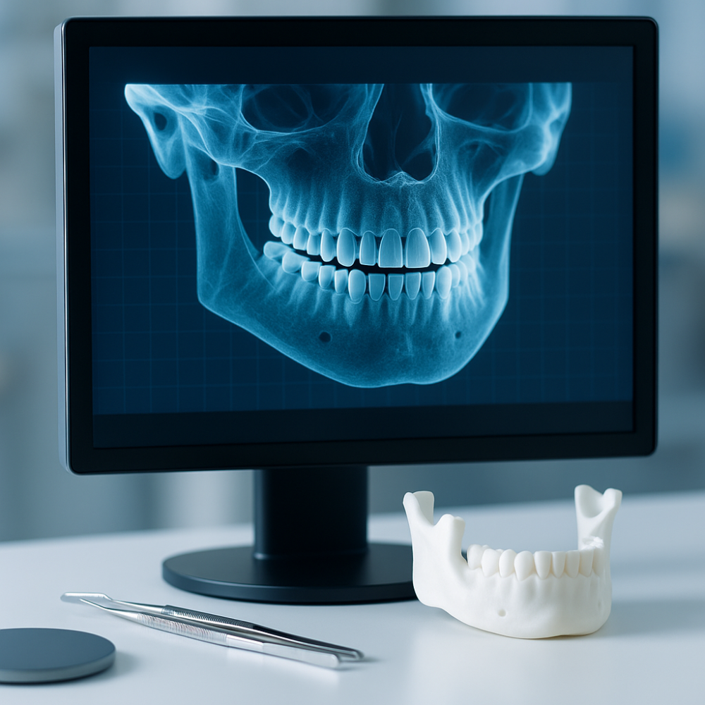 التصوير المقطعي ثلاثي الأبعاد (CBCT) ودوره في أبحاث زراعة الأسنان