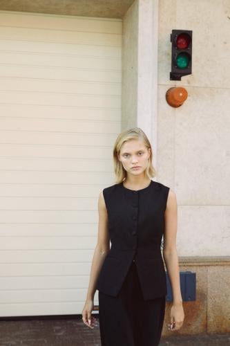 Original Black Vest&Skirt Set
