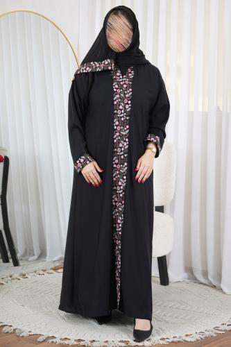 عبايه فخمه بقماش الندى الفاخر