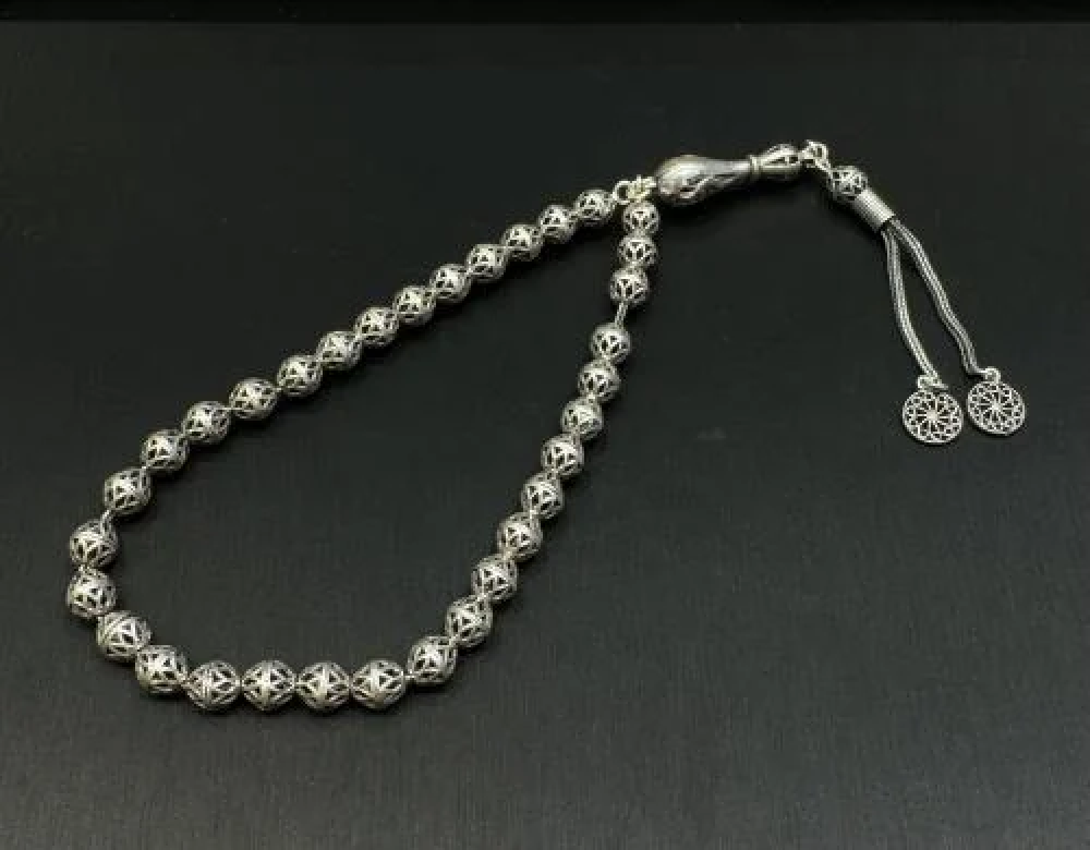 مسابيح فضة أشكالها وأسعارها