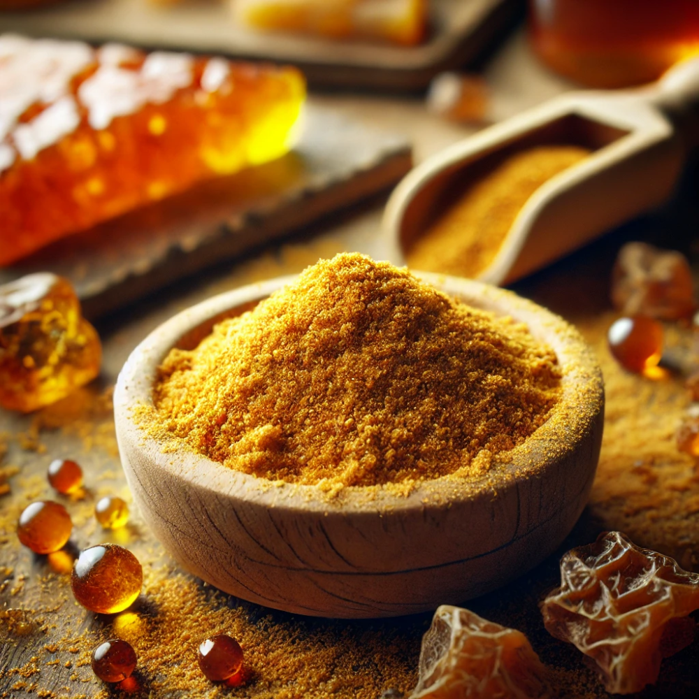 Amber dust and how it is made