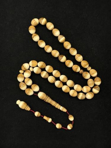 سبحة عاج ماموث طبيعي