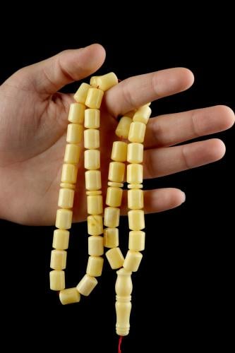 سبحة كهرمان طبيعي سوبر