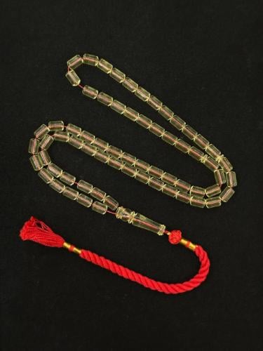 سبحة كهرمان شفاف