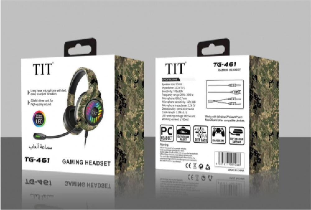 سماعة راسية مع مايك من TIT