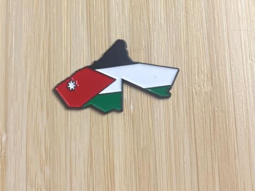 ملصق معدني الاردن 3m للجوال او غيره