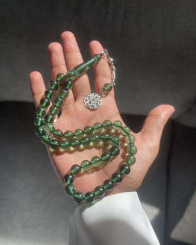 مسباح بكلايت - زيتي شفاف