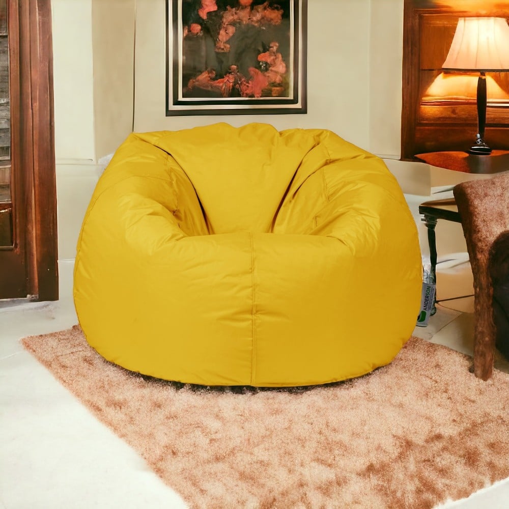 بين باج أندي لون أصفر مقاوم للماء Bean Bag KSA بين باج السعوديه