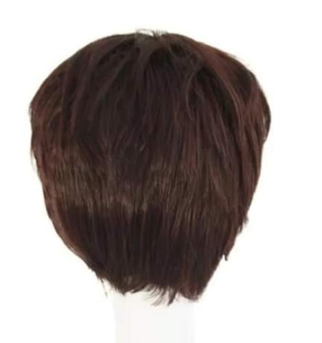 شعر مستعار لونين احمر واسود