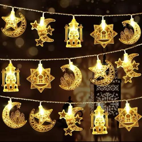 أضواء ليد عيد مبارك ، حفل مهرجان المسلمين ، نجم ال...