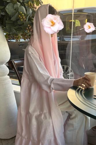 عباية كنزي مع طرحة