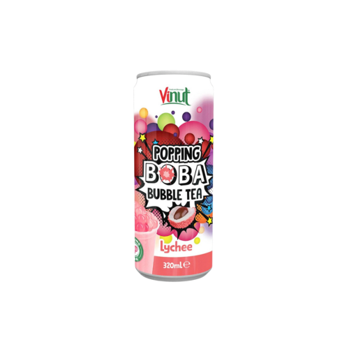 شاي الفقاعات بنكهة الليتشي 320ml
