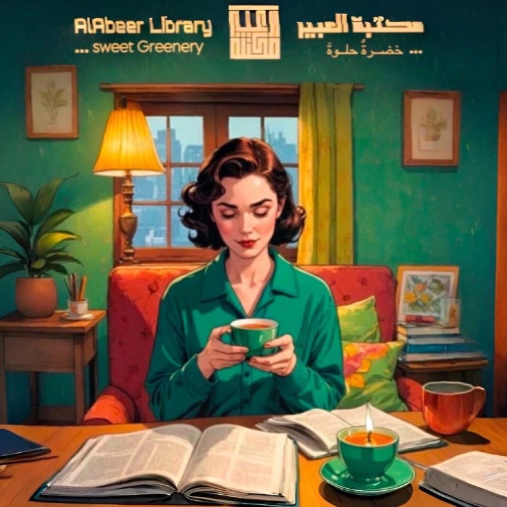 مكتبة العبير خضرةٌ حلوهٓ
