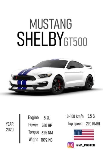 MUSTANG SHELBY GT500