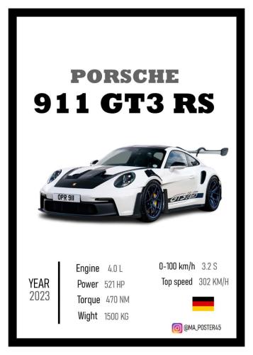 PORSCHE 911 GT3rs