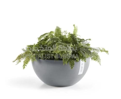 مركن فايبر موديل ECOPOTS BRUSSELS 30*14 - رمادي مز...