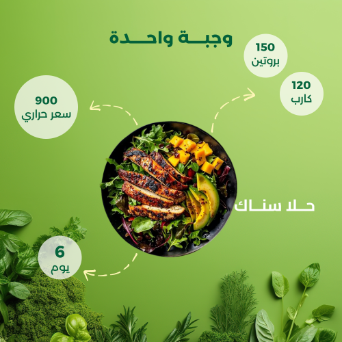 باقة صحي (6 يوم – 1 وجبة)