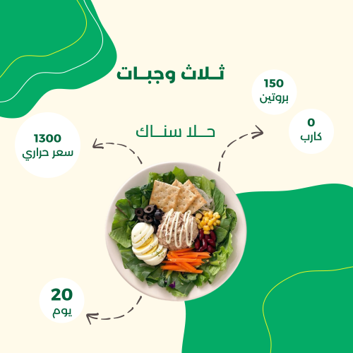 باقة كيتو (20 يوم – 3 وجبة)