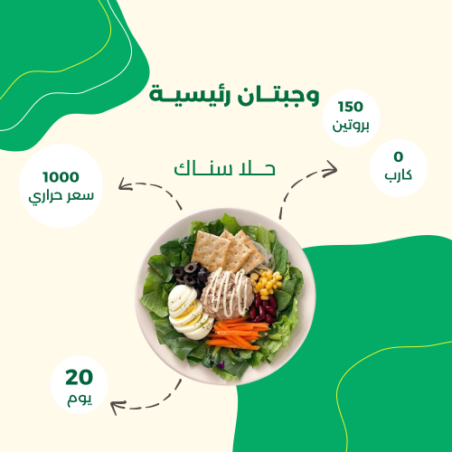 باقة كيتو (20 يوم – 2 وجبة)