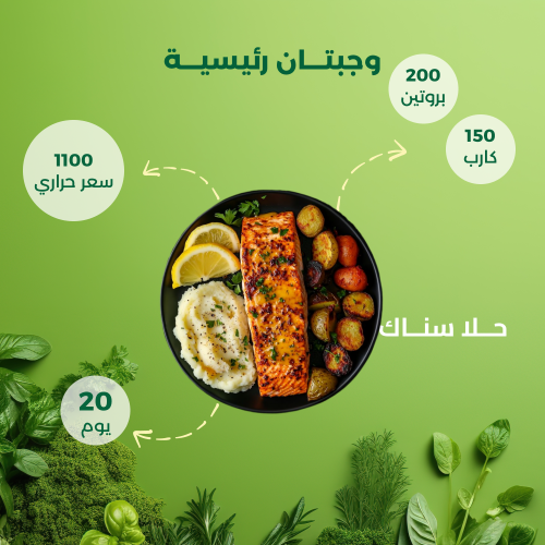 باقة السكري (20 يوم – 2 وجبة)
