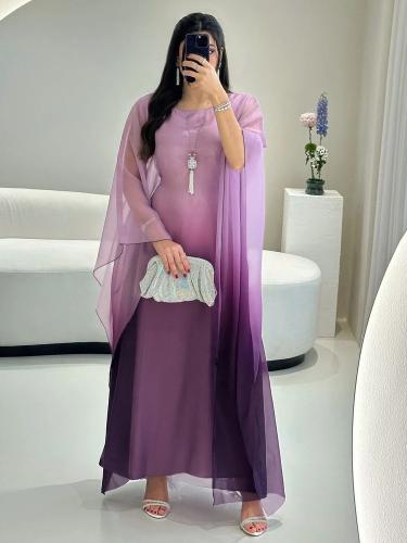 فستان نسائي إسلامي من الساتان