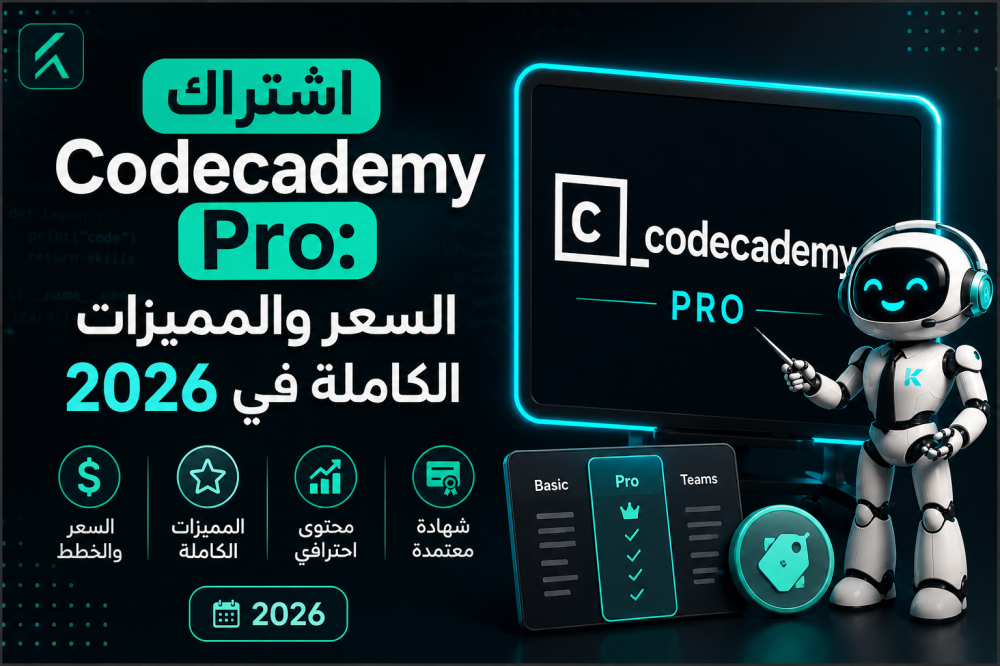 اشتراك Codecademy Pro: السعر والمميزات الكاملة في 2026