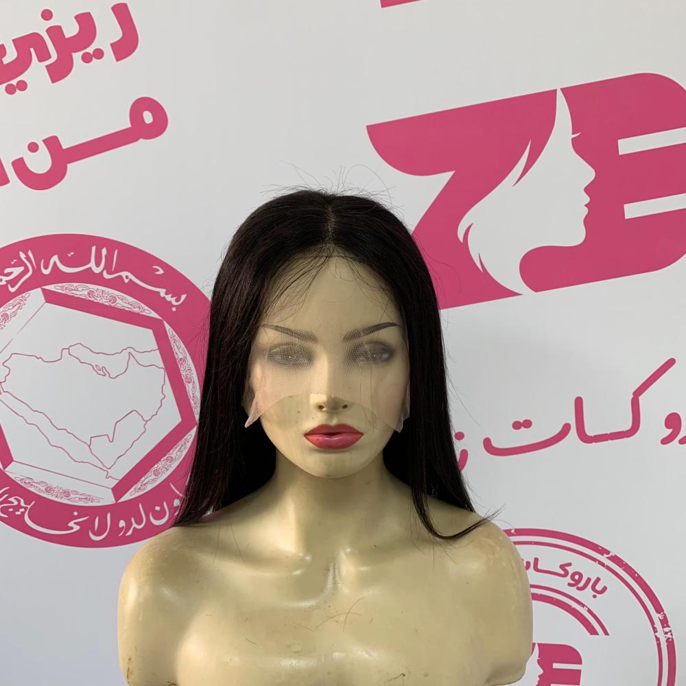 باروكه شعر طبيعي 14أنش جذور أمامية فروة دانتيل