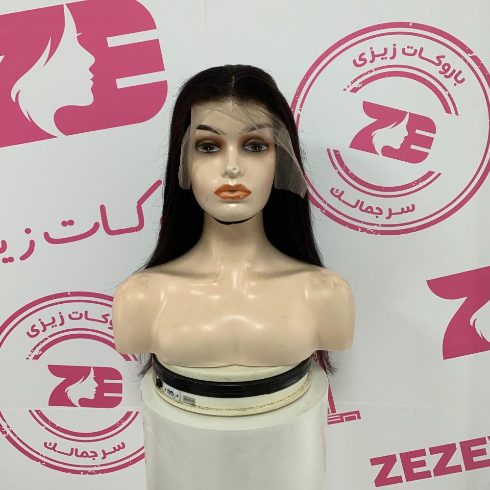 باروكه شعر طبيعي18أنش جذور كامله فروة دانتيل