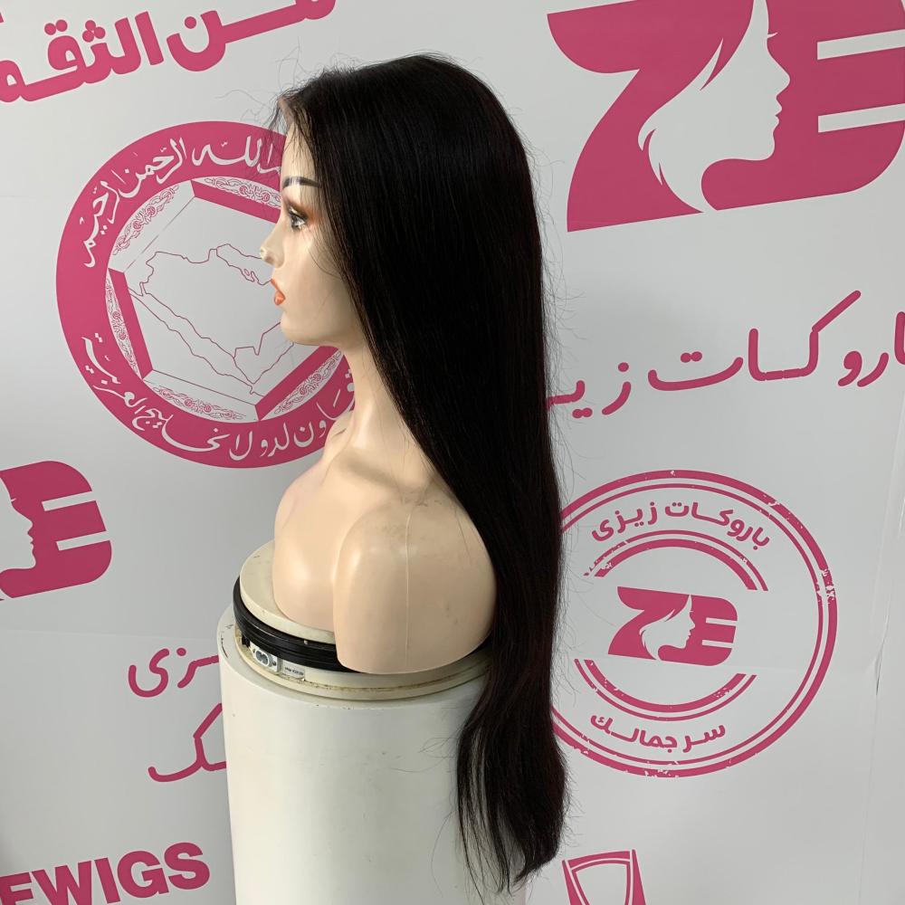 باروكه شعر طبيعي24أنش جذور امامبه فروة حرير