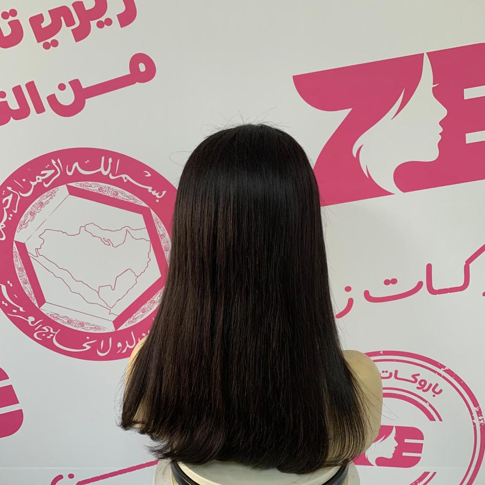 باروكه شعر طبيعي 14أنش جذور أمامية فروة دانتيل